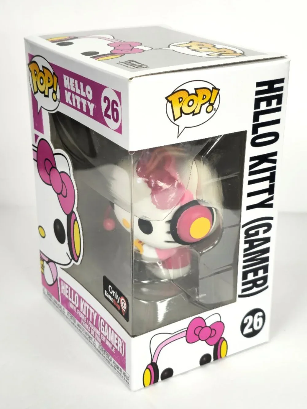 Funko Pop! Hello Kitty (Gamer) #26 GameStop Exclusive Vinyl Figure Sanrio *NEW*